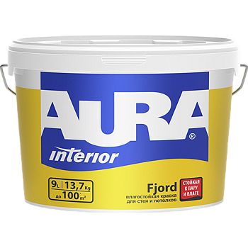 Аура Fjord 9 л для стен и потолков