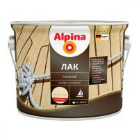 Лак алкидно-уретановый Alpina палубный глянцевый, 2,5 л