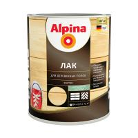 Лак алкидно-уретановый Alpina  для деревянных полов шелковисто-матовый, 0,75 л