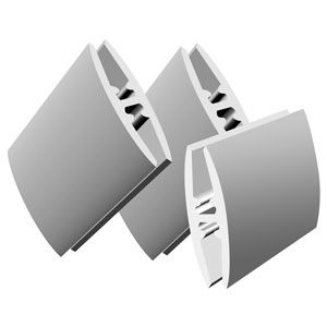 Соединитель цокольных профилей ПВХ 4603 VWS (30 mm)