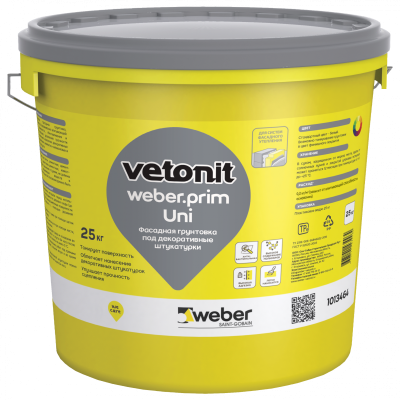 Грунтовка вебер.прим уни 25 кг