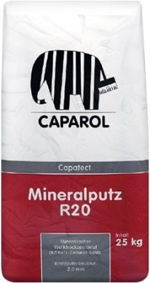 Декоративная штукатурка на минеральной основе Capatect Mineralputz R20.Минералпутц Р20, 25 кг