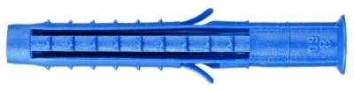 Дюбель с шипами распорный  8х60 синий (10 шт) Блистер