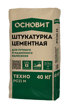 21 РС М ТЕХНО штукатурка фасадная 5-30мм  25 кг