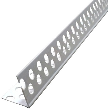 Угол перфорированный ПВХ 3м ЦЕЗАРЬ