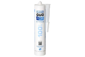 Герметик силиконовый GUDFOR,белый (310мл;12шт)