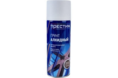 Престиж Грунт алкидный аэрозольный белый 425 мл.