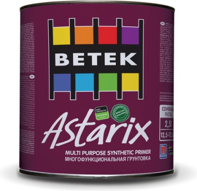Универсальный высокоадгезионный грунт BETEK ASTARIX PAINT 0.75LT
