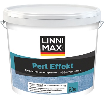 Декоративное интерьерное покрытие LINNIMAX Perl Effect Перл Эффект 2,5 л