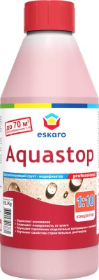 Грунт влагоизолятор, концентрат 1.10 Eskaro Aquastop Professional 0,5 л (12шт.упак)
