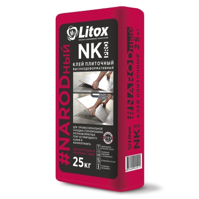 Клей плиточный цементный NK PRO 25 кг (56шт.пал) Литокс
