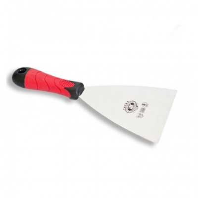 Нержавеющий шпатель малярный 120мм ручка 2-комп OLEJNIK