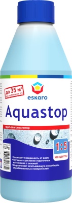 Грунт влагоизолятор, концентрат 1.5 Eskaro Aquastop Classic 0,5 л (12шт.упак)