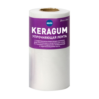 Keragum лента упрочняющая 25 м х 0,2 м для упрочнения углов и стыков KESTO