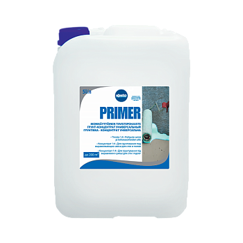 Kesto Primer, 5 л универсальный воднодисперсионный грунт-концентрат по впитывающим влагу основаниям