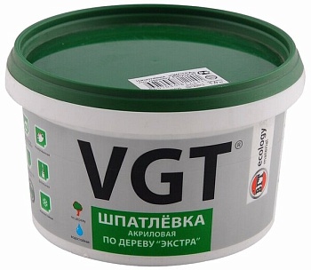 Шпатлевка Экстра лиственница (0,3кг,6 шт) ВГТ