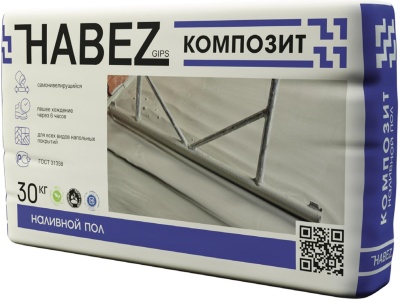 Композитный наливной пол Хабез 30кг (45шт)