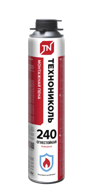 Пена №240, монтаж.профессиональная огнестойкая, 810 гр (12шт.кор)