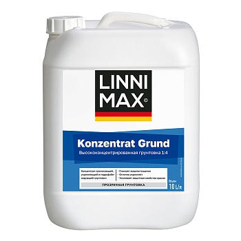 Грунтовка-концентрат водно-дисперсионная LINNIMAX KonzAC8BDF415087AF94E8127E30D09E7FC8