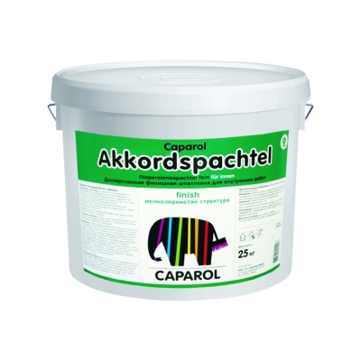 Шпатлевка для внутренних работ Caparol Akkordspachtel finish.Аккордшпахтель финиш, 25 кг