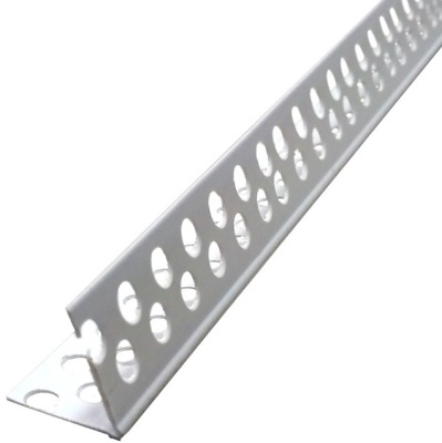 Угол перфорированный ПВХ 3м ЦЕЗАРЬ