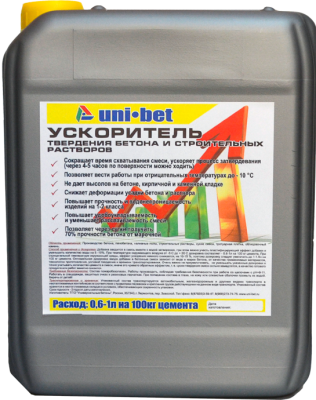 ускоритель твердения бетона UNI-BET